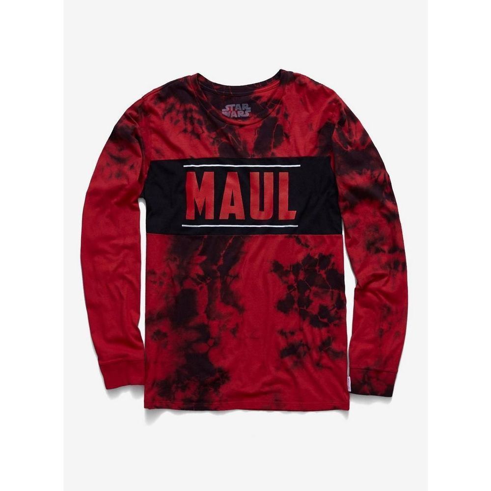 Star Wars: The Clone Wars Darth Maul Tie-Dye Long-Sleeve T-Shirt (Med)